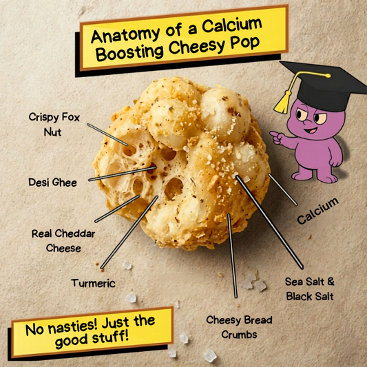 Calcium Boosting Cheesy Pops