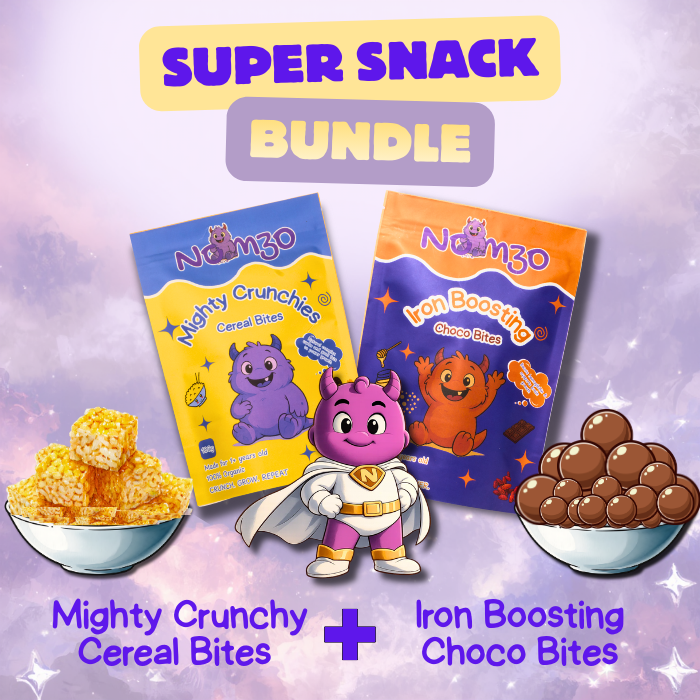 Super Snack Bundle (1 x IronBoost Choco Bites + 1 x Mighty Crunchies Cereal Bites)