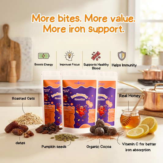 Pack of 3 Iron Boosting Choco Bites