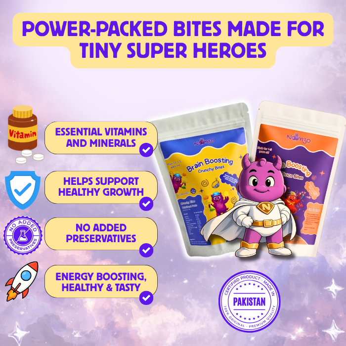 Super Snack Bundle (1 x IronBoost Choco Bites + 1 x Brain Boosting Crunchy Bites)