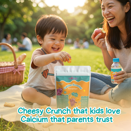Calcium Boosting Cheesy Pops