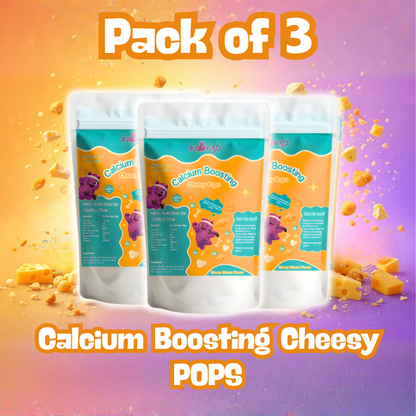 Pack of 3 Calcium Boosting Cheesy Pops